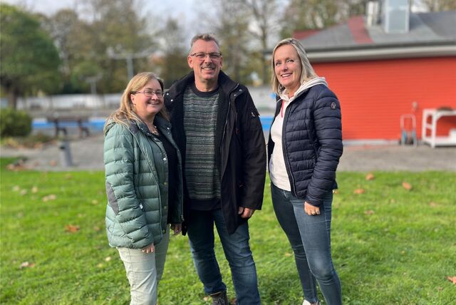 Veranstalten den Winterzauber wie schon 2023 gemeinsam: (v.l.) Melanie Appel, Stephan Bevc und Marlen Kempf.