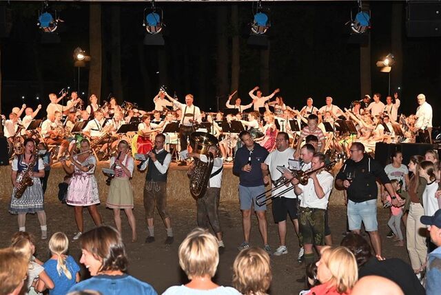 Die musikalische Brotzeit der Schützenkapelle Rhade war einer der Höhepunkte beim letzten Kultursommer.