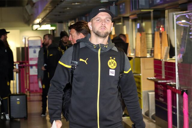 Niclas Füllkrug am Dortmund Airport.