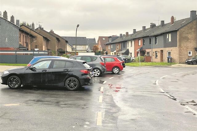 Der Parkplatz an der Herderstraße