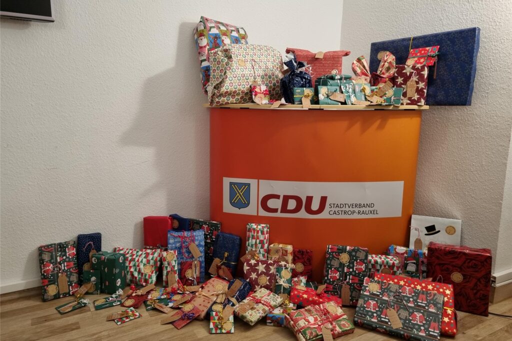 Das sind die 75 Geschenke, die 2022 gekauft werden konnten. Das sind die 75 Geschenke, die 2022 gekauft werden konnten.