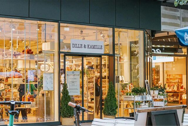 Die Filiale von Dille & Kamille in Köln wurde 2021 in der Innenstadt eröffnet.