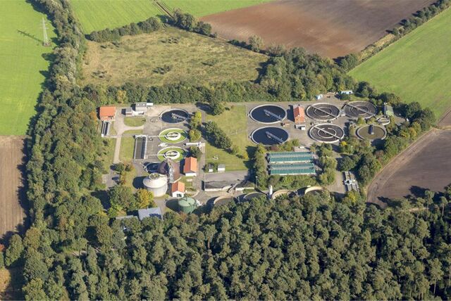 Die Kläranlage des Lippeverbandes im Dorstener Stadtteil Holsterhausen