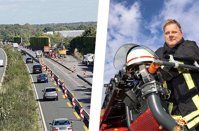 Mit einem Anruf muss die Holzwickeder Feuerwehr künftig den Verkehr in Fahrtrichtung Unna auf der B1 zum Erliegen bringen. Dann schaltet eine Ampel auf Rot und die Einsatzkräfte erreichen eine freie Fahrspur, um zum Einsatzort fahren zu können. Für Feuerwehr-Sprecher Marco Schäfer eine „spannende“ Maßnahme zur Verkehrssicherung.