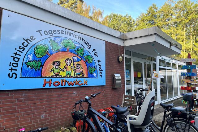 Außenansicht der Kita Holtwick