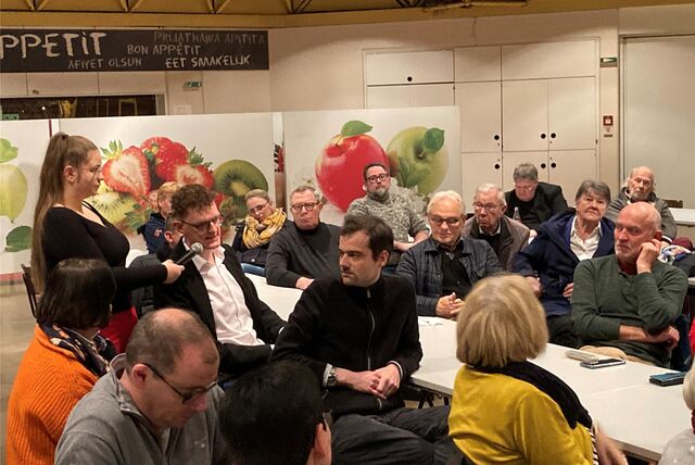 Bürgerinnen und Bürger beim Bürgerdialog der SPD Marl-Mitte.