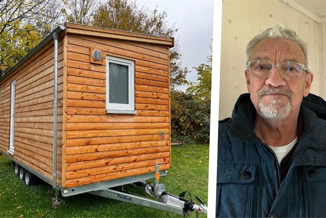 Hans van Dormalen, Vorstandsmitglied der Awo Dortmund, hatte die Idee, Tiny Houses für Obdachlose anzuschaffen