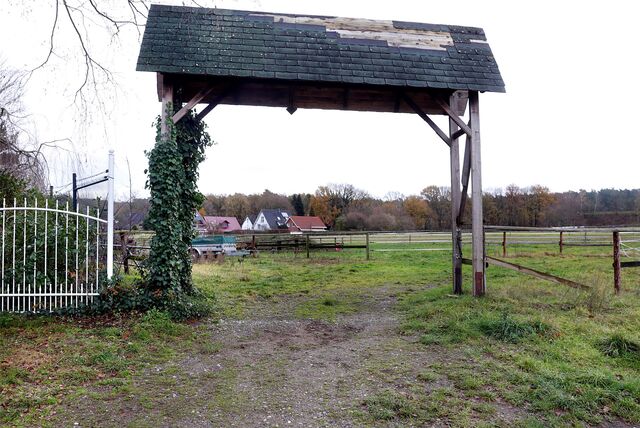Ein Tor zu den Pferdewiesen in Hamm-Bossendorf