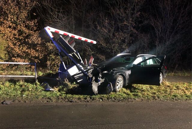 Auto nach Unfall