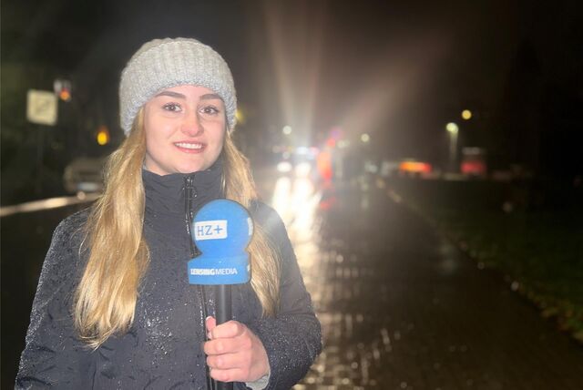 Alexandra Schlobohm berichtete live von der Lichterfahrt.