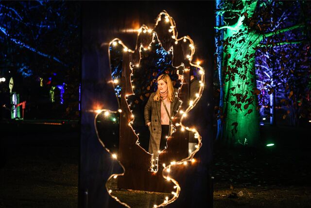 Das Winterleuchten im Westfalenpark läuft noch bis Anfang Januar. Auch an den beiden Weihnachtsfeiertagen lädt das Lichterspektakel zum Spaziergang ein.