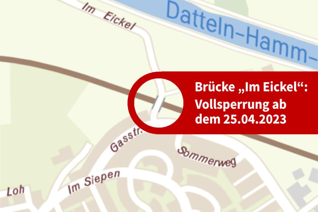Grafik von der Eickel-Bahnbrücke. Grafik von der Eickel-Bahnbrücke.