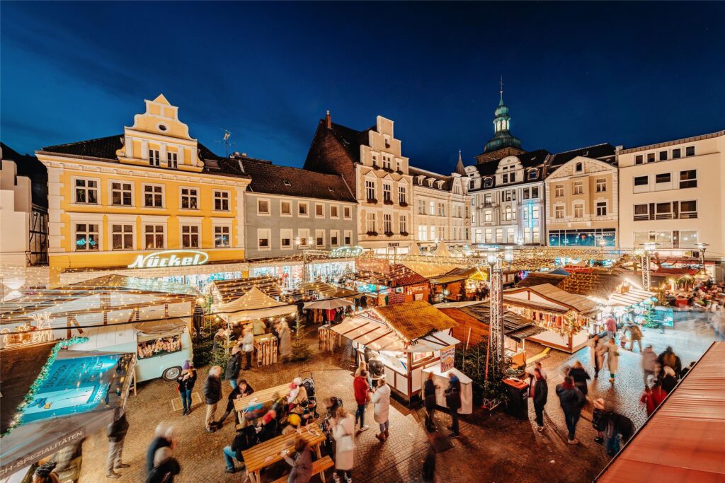 Der Weihnachtsmarkt in Recklinghausen.
