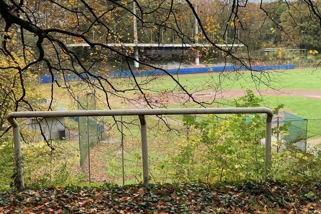 Seit Jahren im Dornröschenschlaf liegt das Jahnstadion in Hüls. Eine mögliche Unterschutzstellung wirft die Frage auf, was dann mit dem Areal geschehen soll.