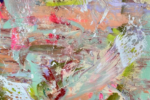 Ausschnitt aus dem Bild „Be Ordinary“ (2023) von Theresa Kallrath