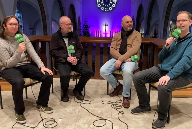 Benjamin Kübart, Pfr. Heinrich Plaßmann, Sebastian Balint, Stefan Korte