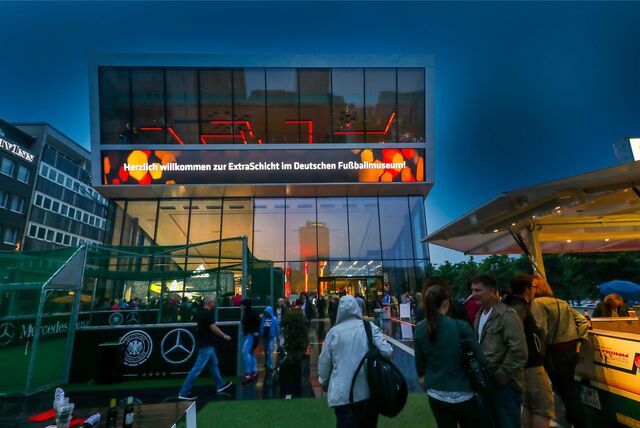 Mehr Besucher hat das Deutsche Fußballmuseum 2024 angezogen. Es schreibt aber weiter Verluste.