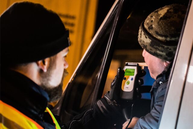 Alkoholtest am Steuer