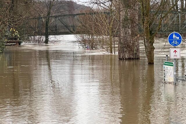Hochwasser in Lünen