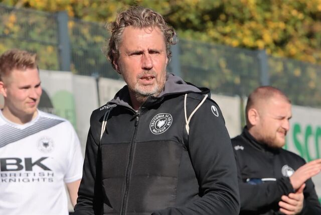 Teutonia-Coach Olaf Senking ist mit der Hinrunde zufrieden.