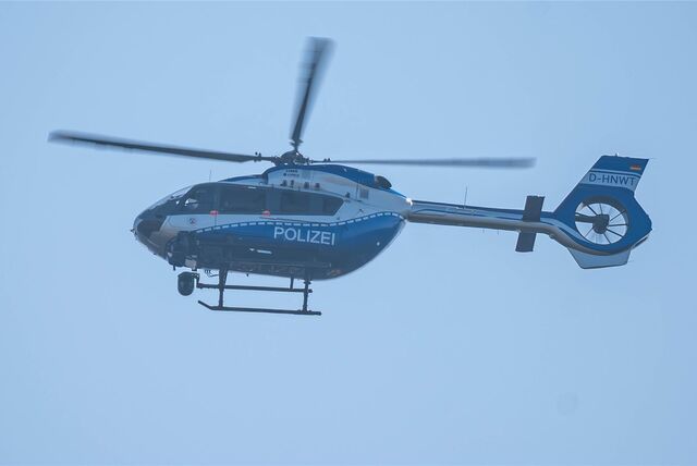 Hubschrauber der Polizei