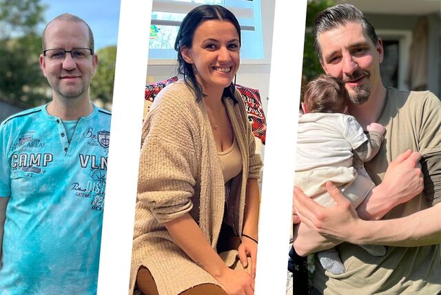 Montage: Kalle (v.l.), Esliona und Mark sind aus Sicht unserer Autorin die beeindruckendsten „Nebendarsteller“ das Jahres 2023 in Castrop-Rauxel.