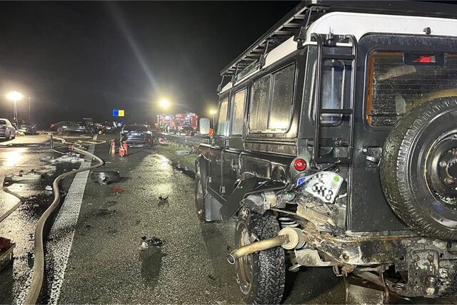Zu einer Massenkarambolage auf der A31 wurde auch die Freiwillige Feuerwehr Schermbeck alarmiert.