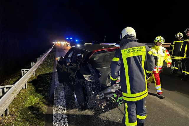 Einer der beiden Unfallwagen.