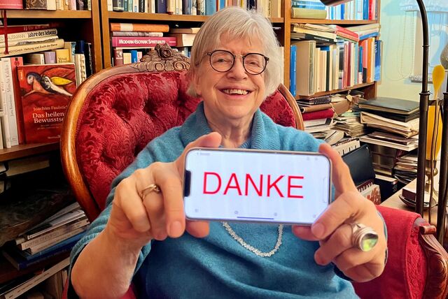 Christa Schaaf hatte ihr Handy verloren. Eine unbekannte Person hatte das Gerät bei der Polizei abgegeben. Bei dieser Person möchte sich Christa Schaaf bedanken.