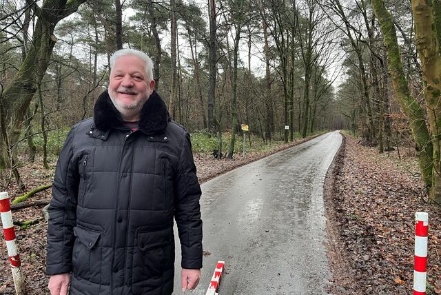 Halterner Anwohner auf Altem Postweg.