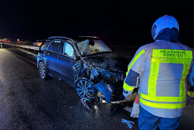 Wegen eines Unfalls ist die A 31 in Richtung Bottrop gesperrt.