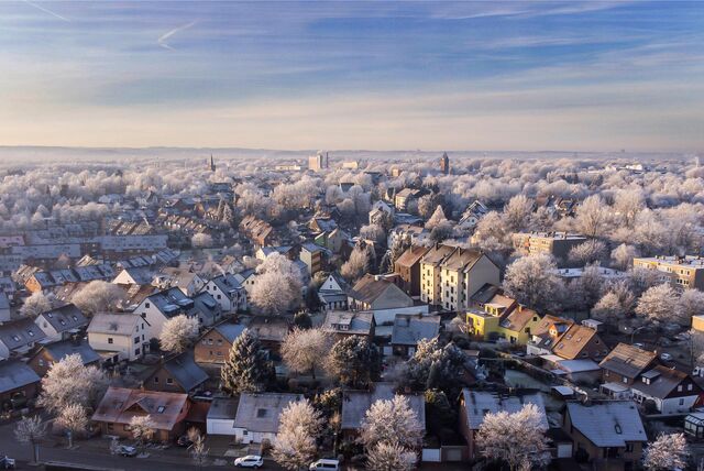 Raureif am Morgen in Lütgendortmund im Winter 2021 – Kommt der Winter in diesem Jahr noch im November nach Dortmund?