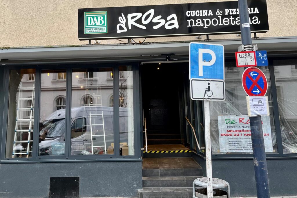 Vor drei Wochen waren die Bauarbeiten an der Kaiserstraße 27 noch in vollem Gange. Jetzt steht das Lokal kurz vor der Eröffnung.