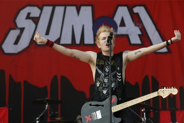 Der Sänger von Sum 41, Deryck Whibley