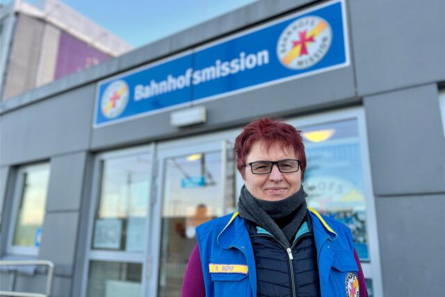 Swetlana Berg ist die Leiterin der Bahnhofsmission im Dortmunder Hauptbahnhof.