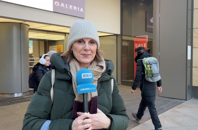 Karstadt-Kundin Sandra Heidel spricht über die Insolvenz von Karstadt.