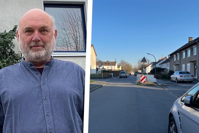 Klaus Berau setzt sich für eine Sperrung der schmalen Badischen Straße in Eving zu den Hol- und Bringzeiten der Mosaik-Grundschüler ein