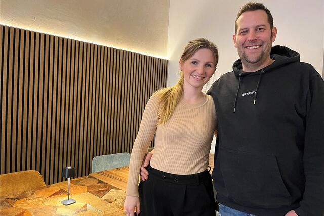 Saskia und Michael Haverkamp in ihrem neuen Lokal