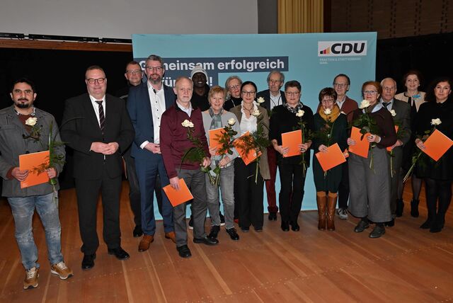 Neujahrsempfang der CDU: 15 Flüchtlingshelferinnen und Helfer werden von den Marler Christdemokraten geehrt.