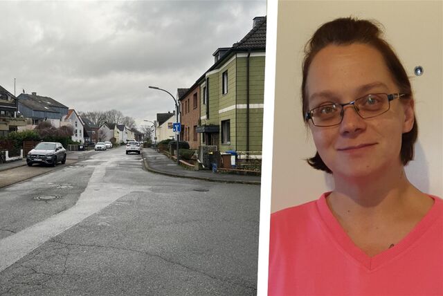 Andrea Wurring stürzte bei Glatteis mit dem Fahrrad am Ostenschleifweg in Asseln und bedankt sich bei einer unbekannten Frau, die ihr in dieser Situation half
