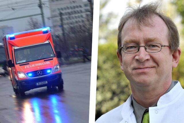 Oberarzt Burkhard Wegener, chirurgischer Leiter der Zentralen Notaufnahme in Dorsten, beschreibt die Zustände am Tag der Glätte.