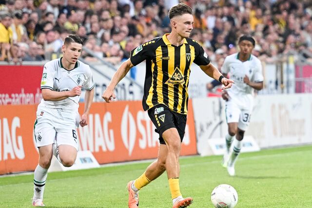 Dustin Willms ist beim Regionalliga-West-Klub Alemannia Aachen eine tragende Säule.