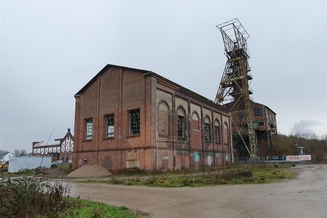 Das ehemalige Fördermaschinenhaus auf dem Oer-Erkenschwicker Zechengelände.