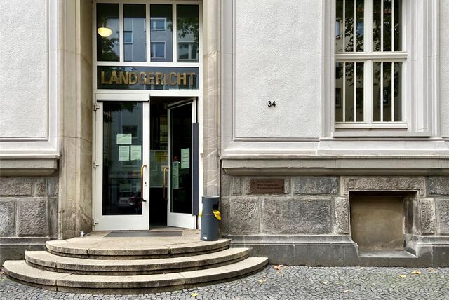 Der Eingang des Landgerichtes Dortmund