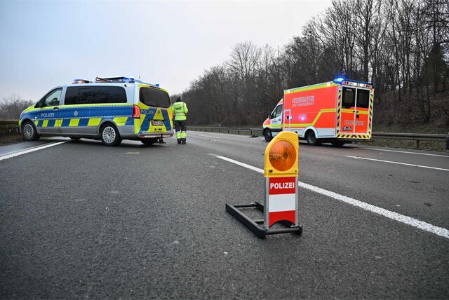 Schwerer Unfall auf der A2 bei Recklinghausen.