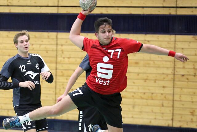 Fällt gegen Waltrop aus: Ahmad Al Masalmeh steht den Hülser Handballern am Samstag nicht zur Verfügung.