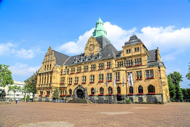 Das Rathaus in Recklinghausen