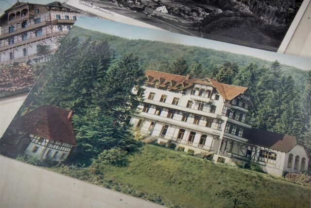 Eine alte Fotografie des Kinderkurheims Johannaberg in Berlebeck