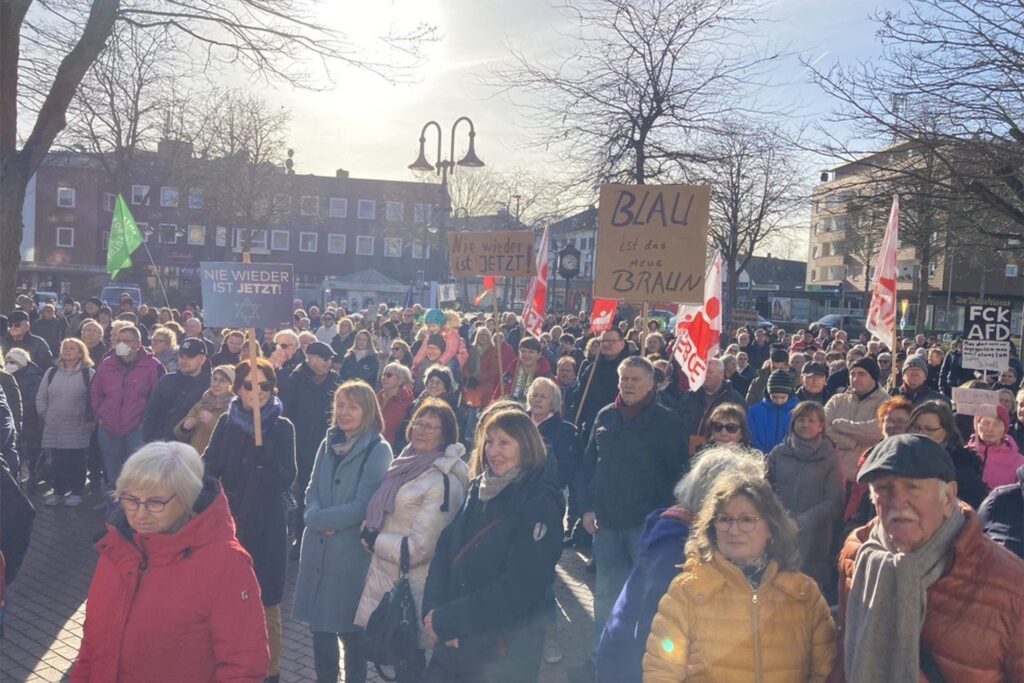 Demo Kundgebung gegen Rechts Oer-Erkenschwick 27012024 Demo Kundgebung gegen Rechts Oer-Erkenschwick 27012024