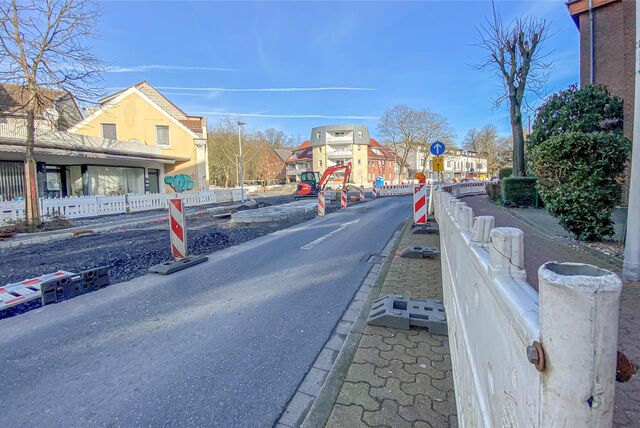 Eine Baustelle in Datteln.